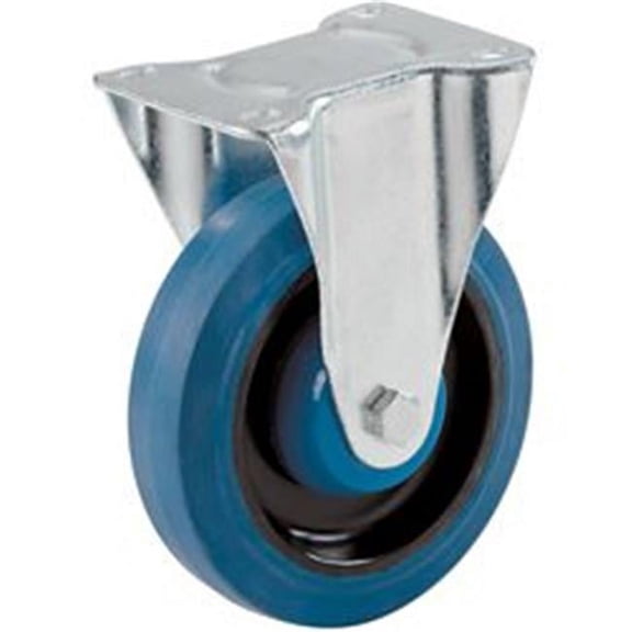Shepherd Hardware  3 in. TPU Swivel Brake, Black & Blue