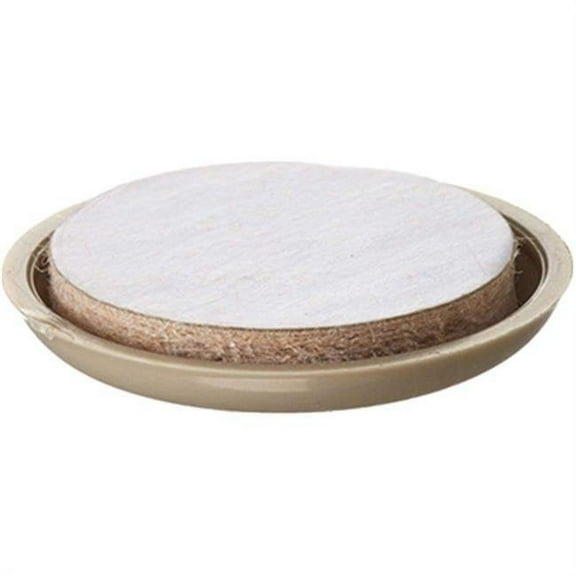 Shepherd Hardware 3943 0.5 in. Furniture Sliders, Taupe