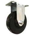 thumbnail image 1 of 4" Rubber Wheel Rigid Plate Caster 255 LB Load Capacity, 1 of 2