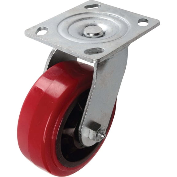 Tru-Guard Shepherd Hardware 5 In. Polyurethane Medium-Heavy Duty Swivel Plate Caster 3279  Exterior Wood Surfaces, UV-Resistant Formula