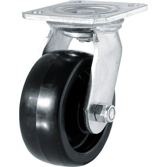 Shepherd Hardware 6 In. Medium-Heavy-Duty Polypropylene Swivel Plate Caster 3124