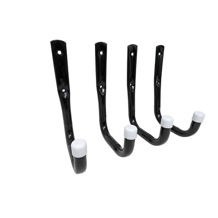 Shepherd Hardware 8089E Heavy Duty Steel Garage Storage / Medium Utility Hooks, 4 Pack