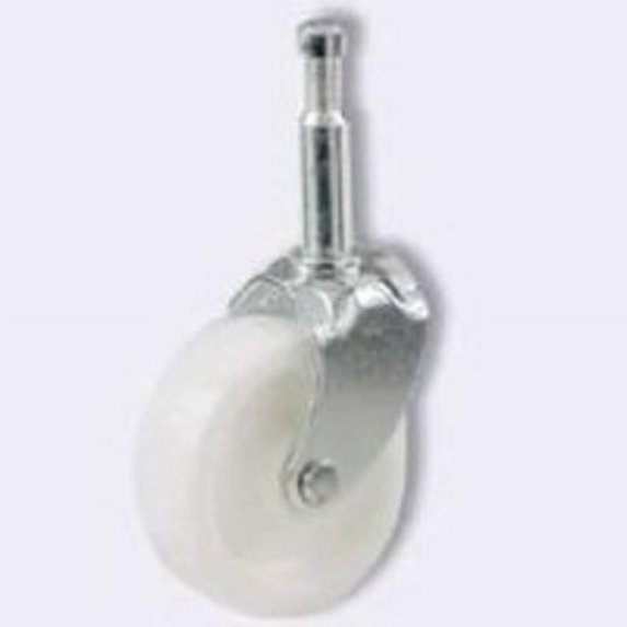 Shepherd Hardware 9055 Stem Caster, 1-5/8", White, Pack of 6