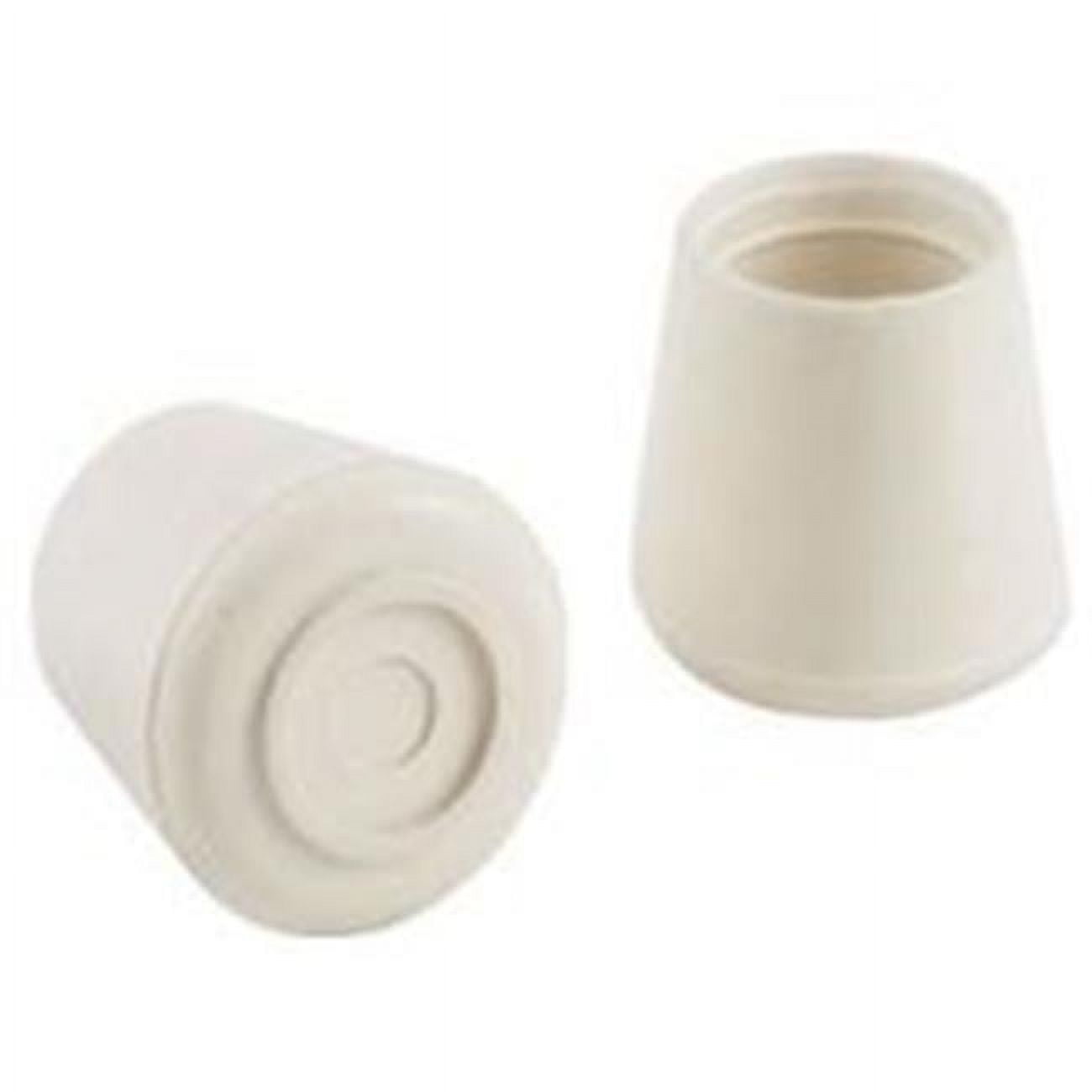Shepherd Hardware 9121 Rubber Leg Tips, 1", White