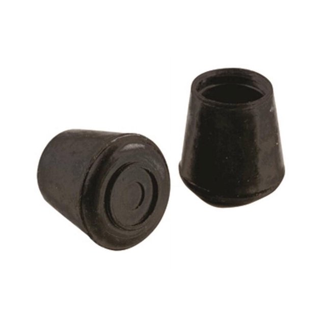 Shepherd Hardware 9126 Rubber Leg Tips 3/4" Black, Each