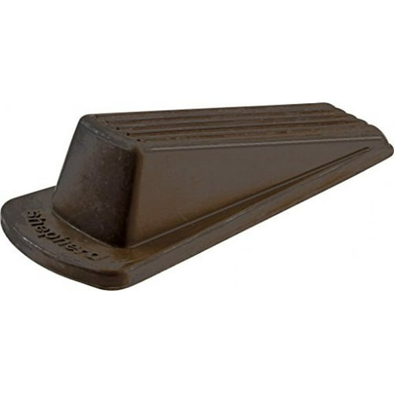 Shepherd Hardware 9133 Heavy Duty Rubber Door Wedge, Brown - 2 Count