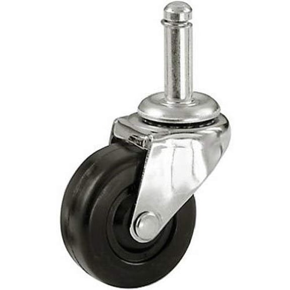 Shepherd Hardware 9192 2-Inch Stem Caster with 7/16-Inch Stem Diameter, 80-lb Load Capacity