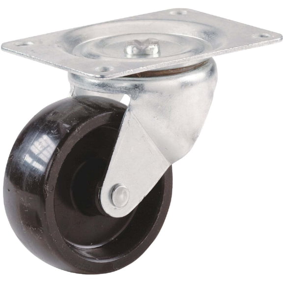 Shepherd Hardware 3 In. General-Duty Polypropylene Swivel Plate Caster 9394