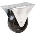 thumbnail image 1 of Shepherd Hardware 9396 2-Inch Polypropylene Wheel Rigid Plate Caster, 125-lb Load Capacity, 1 of 1