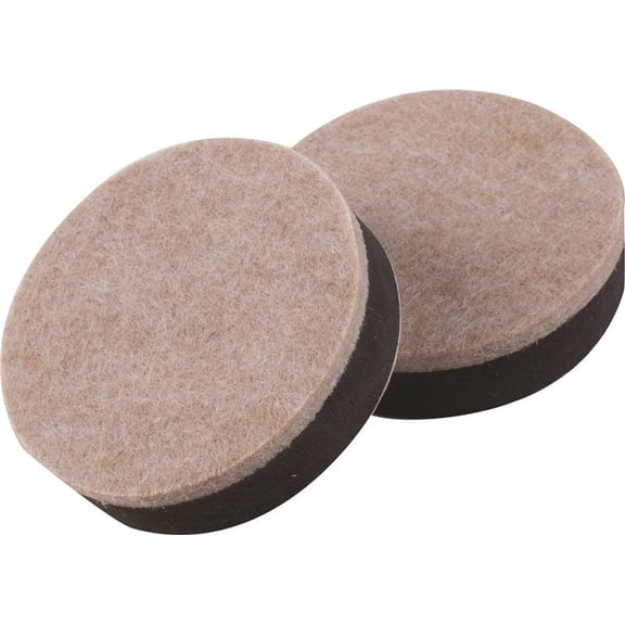 Pad Felt Gard Rnd 3-1/2in Bge