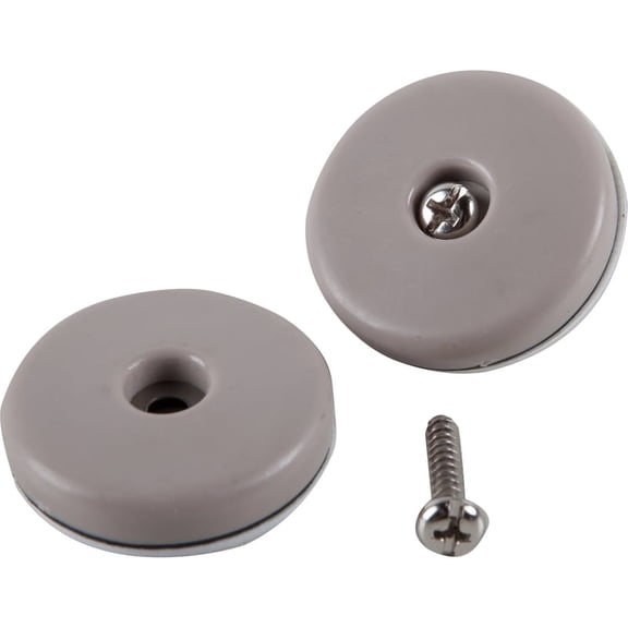 Shepherd Hardware 9455 1-1/2-Inch Round, Adhesive Slide Glide Furniture Sliders, 4-Pack