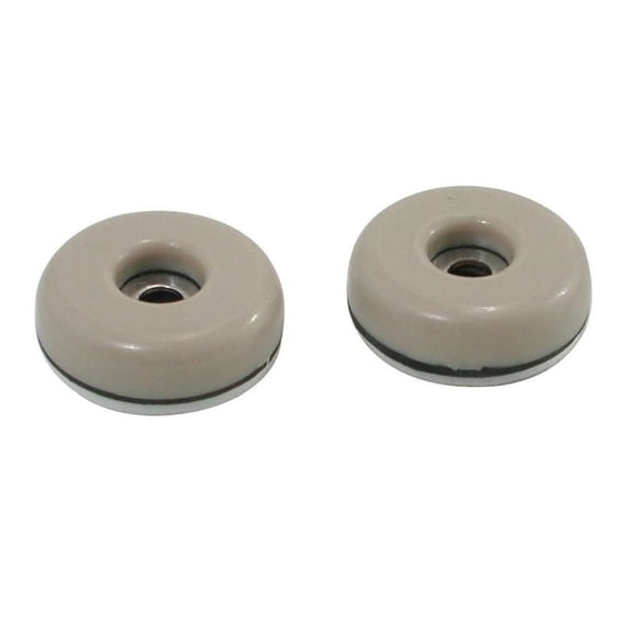 Shepherd Hardware 9456E 7/8-Inch Round, Adhesive Slide Glide Furniture Sliders, 8-Pack