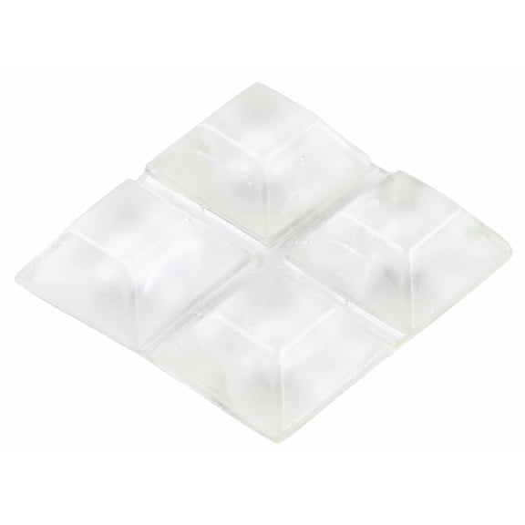 Shepherd Hardware 9565E 3/4-Inch SurfaceGard Clear Adhesive Bumper Pads, 12-Count