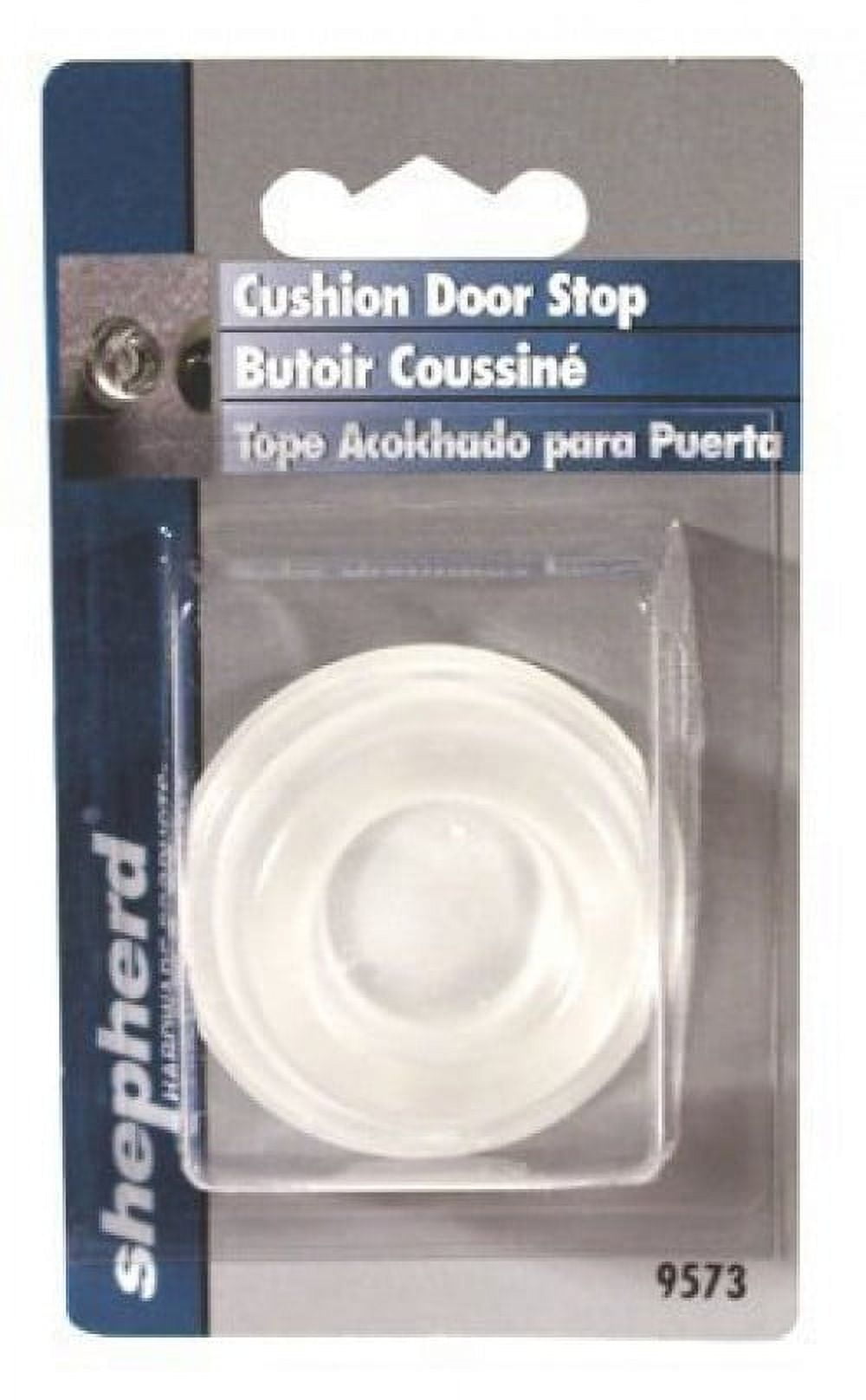 1-3/4 in. Clear Wall-Mounted Doorstop 1-3/4 in. Clear Wall-Mounted Doorstop