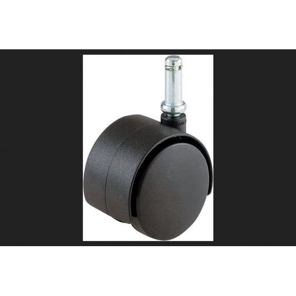 Shepherd Hardware 9673 2-Inch Office Chair Caster, Twin Wheel, 3/8-Inch Stem Diameter, 75-lb Load Capacity