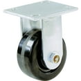 thumbnail image 1 of Shepherd Hardware 9775 Rigid Caster, 6 in Dia Wheel, Phenolic Wheel, 840 lb, 1 of 2
