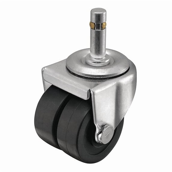 Shepherd Hardware Stem Caster,2"dia,Polypropylene,225lb C0020273ZN-POS01(KK)