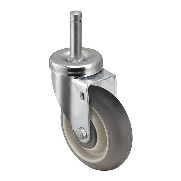 Shepherd Hardware Stem Caster,4"dia,250lb PGS40273ZN-DMT32(GG)