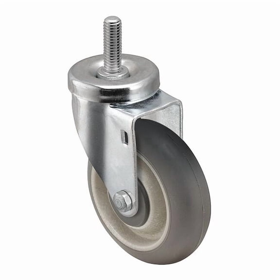 Shepherd Hardware Stem Caster,4"dia,250lb PGS40748ZN-DMT32(GG)
