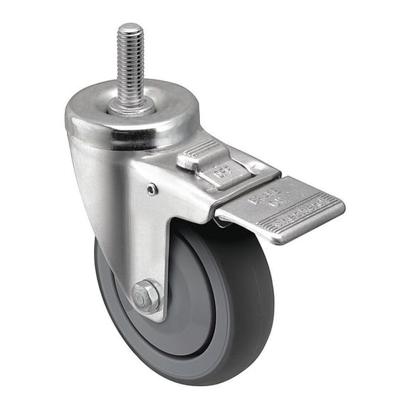 Shepherd Hardware Stem Caster,5"dia,300lb PGT50748ZN-DMT32(GG)