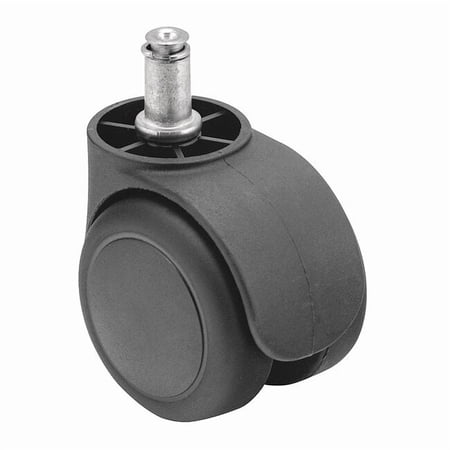 Shepherd Hardware Stem Caster,2 1/8"dia,Polyurethane,75lb PHG5558BK-U