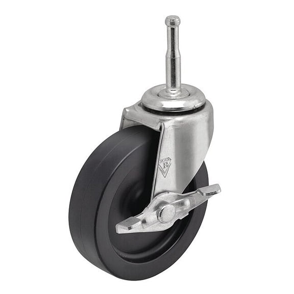 Shepherd Hardware Stem Caster,3"dia,Polypropylene,120lb PRE30302ZN-3EB