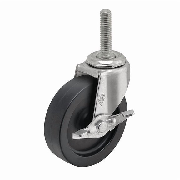 Shepherd Hardware Stem Caster,3"dia,Polypropylene,120lb PRE30634ZN-3EB