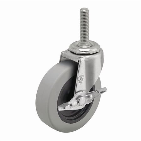 Shepherd Hardware Stem Caster,3"dia,Polyurethane,120lb PRE30634ZN-TPUB