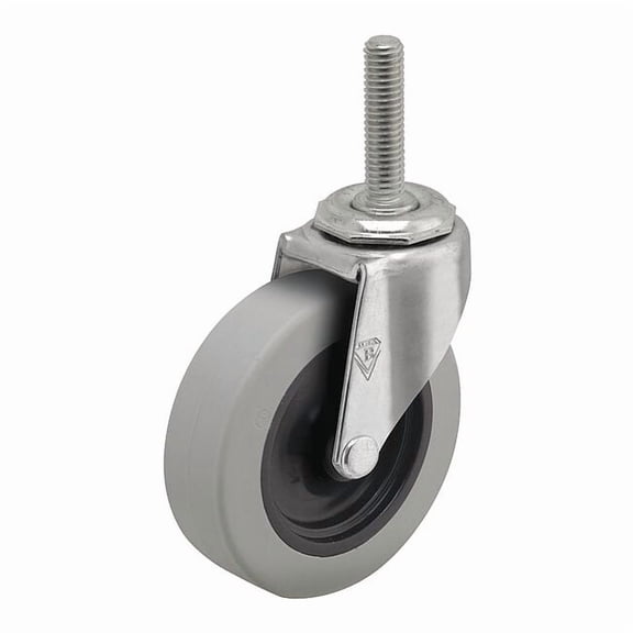 Shepherd Hardware Stem Caster,3"dia,Polyurethane,120lb PRE30634ZN-TPU