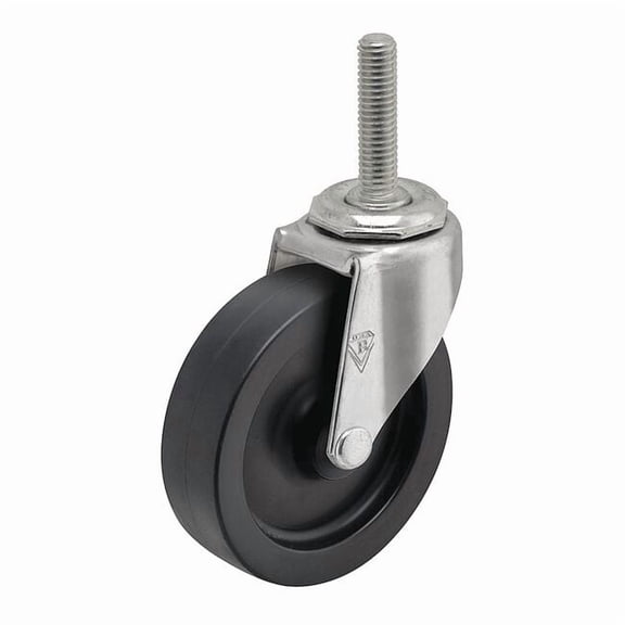 Shepherd Hardware Stem Caster,3"dia,Polypropylene,120lb PRE30748ZN-3E