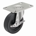 thumbnail image 1 of Shepherd Hardware Plate Caster,Swivel,Polyolefin,4 7/8"H PRE40120ZN-3EB, 1 of 1