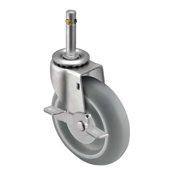 Shepherd Hardware Stem Caster,4"dia,150lb PRE40273ZN-MNTB