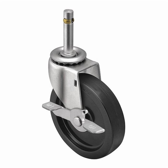 Shepherd Hardware Stem Caster,5"dia,Polypropylene,150lb PRE50273ZN-3EB