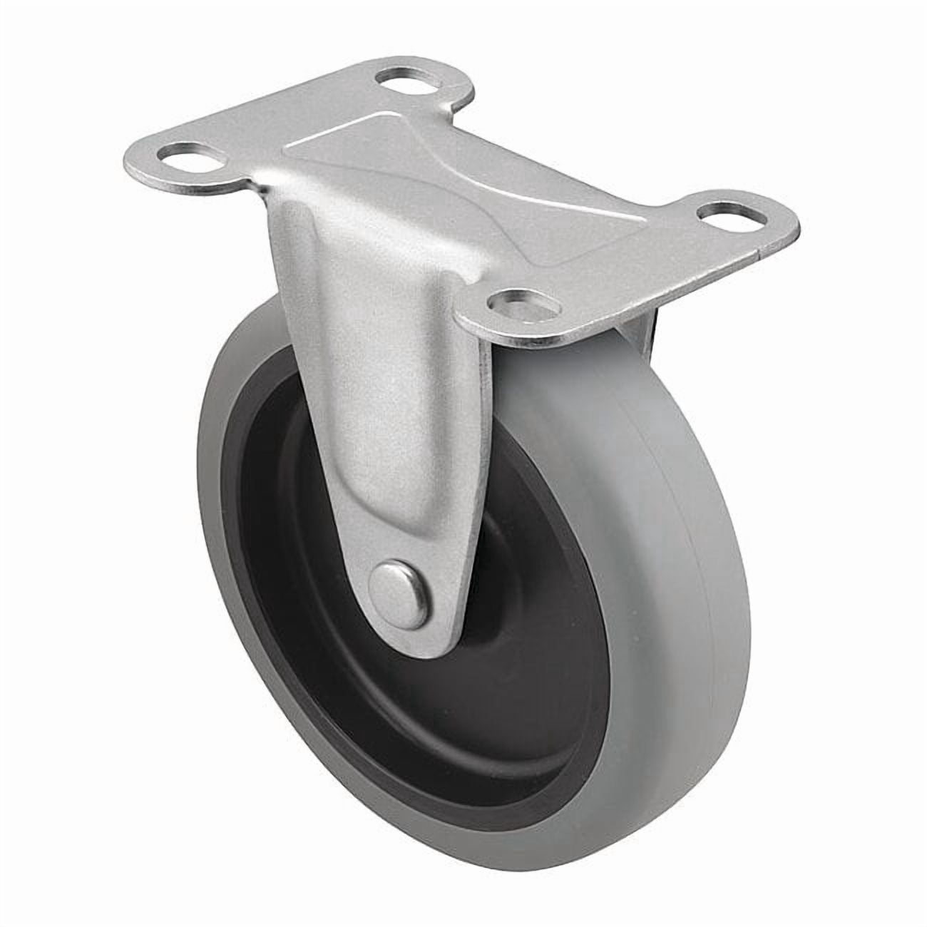 Shepherd Hardware Plate Caster,Rigid,Polyurethane,3 1/2