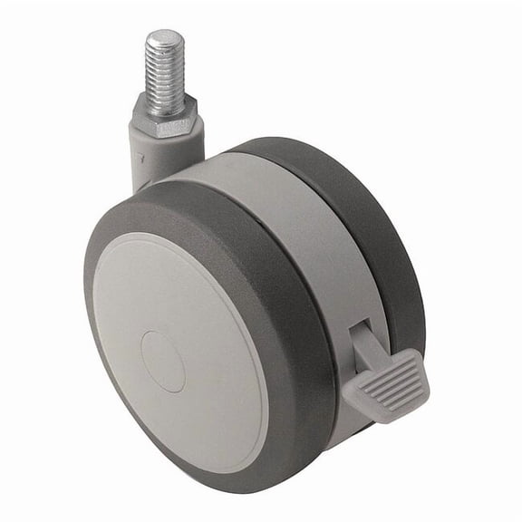 Shepherd Hardware Stem Caster,2 3/8"dia,100lb PSF60637GR-B