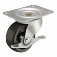 thumbnail image 1 of Shepherd Hardware Plate Caster,Swivel,Polyolefin,3 1/4"H PSQ25115ZN-3EB, 1 of 1