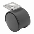 thumbnail image 1 of Shepherd Hardware Plate Caster,Swivel,Nylon,2 5/8"H PTW50101BK, 1 of 1