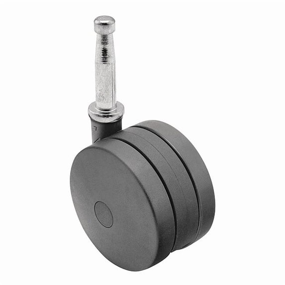 Shepherd Hardware Stem Caster,2 3/8"dia,Nylon,100lb PUT60302BK