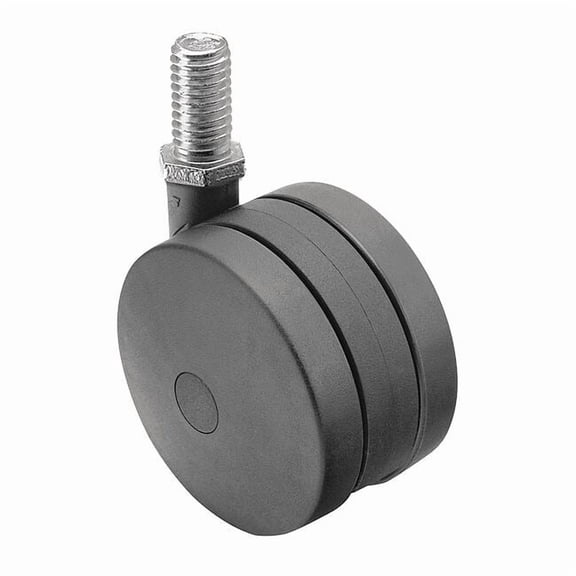 Shepherd Hardware Stem Caster,3"dia,Nylon,165lb PUT75637BK
