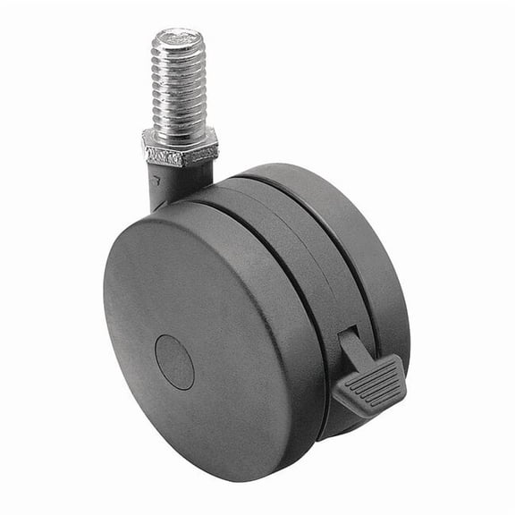Shepherd Hardware Stem Caster,3"dia,Nylon,165lb PUT75741BK-B