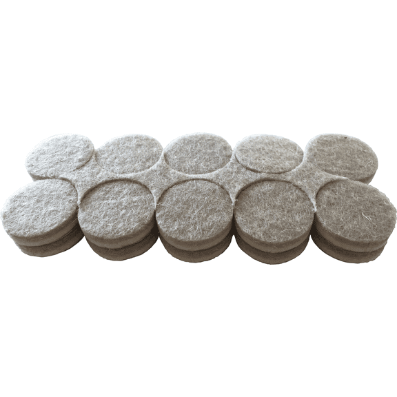 Shepherd Hardware Commercial Grade Felt Pads - Pack of 8  Standard Mounting Hardware, Drop-In Replacement