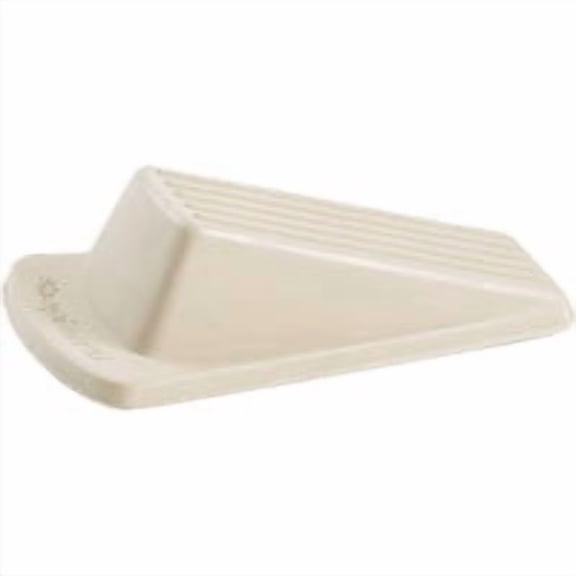 Shepherd Hardware Heavy Duty Rubber Door Wedge, Off White
