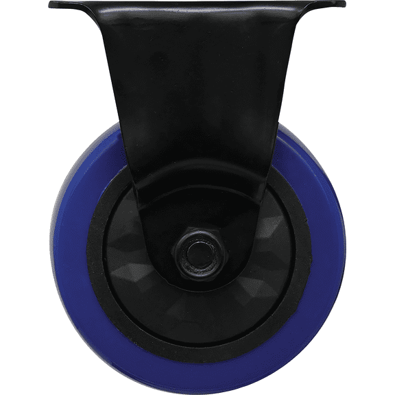 Shepherd Hardware Hardware 4 In. Rigid Plate Caster - Pack of 4