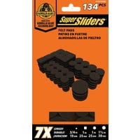 Shepherd Hardware Super Sliders Gorilla Glue Self-Adhesive Furniture Pad1 - Pack of 10
