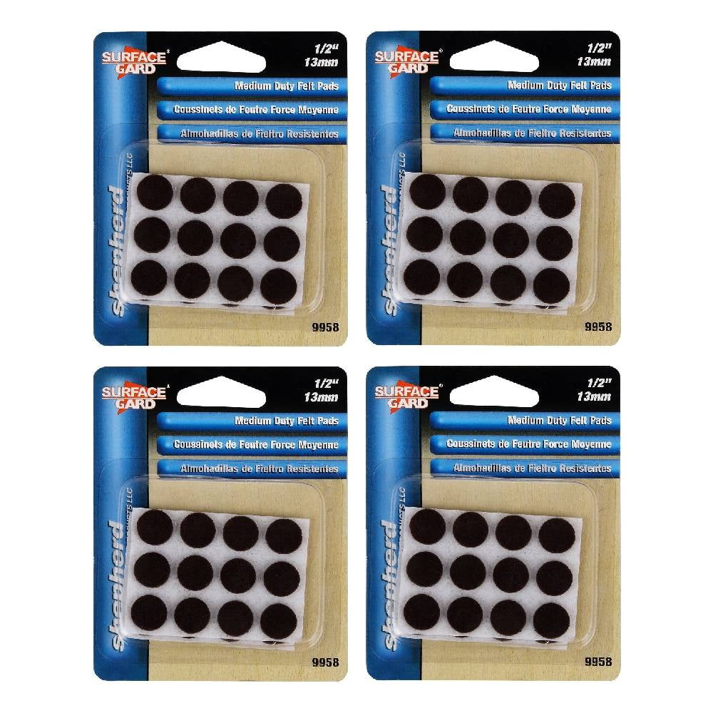 Shepherd Hardware Surface Gard 9958 Adhesive Felt Furniture Pads 1/2