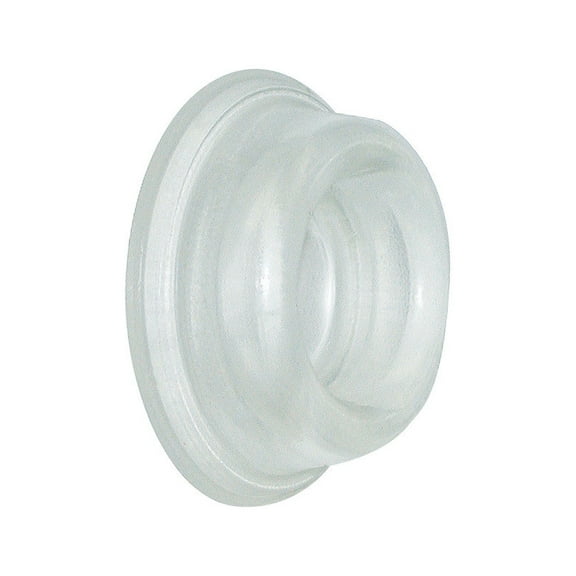 Shepherd Hardware 9573 1-3/4-Inch Wall Mounted Doorstop, Clear