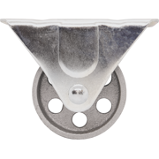 Shepherd Heavy-Duty Cast-Iron Plate Caster - Single Pack   Residential Use, Standard Application