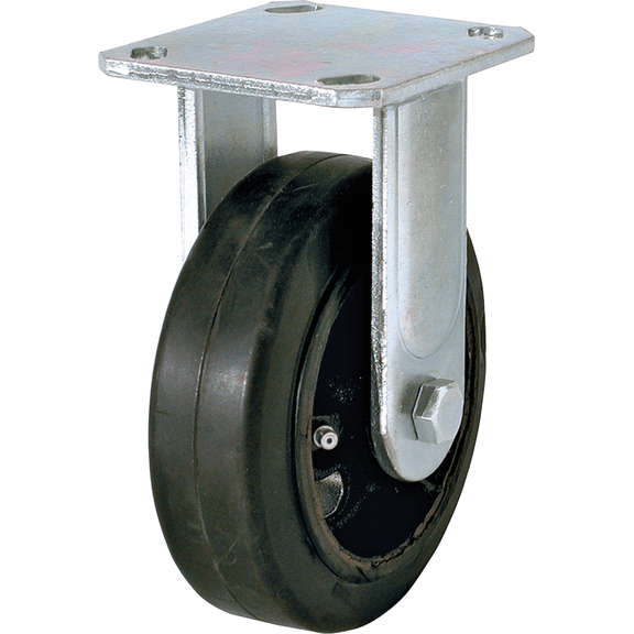 Shepherd Heavy-Duty Rigid Plate Caster - Pack of 2 Residential Use, Standard Application