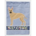 thumbnail image 1 of Shepherd Pit Mix #2 Welcome Flag Canvas House Size, 1 of 4