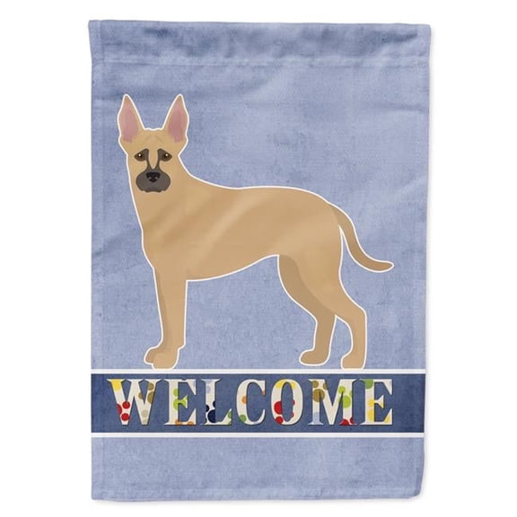Shepherd Pit Mix No.2 Welcome Garden Size Flag